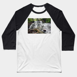 Waterfall Stairs Baseball T-Shirt